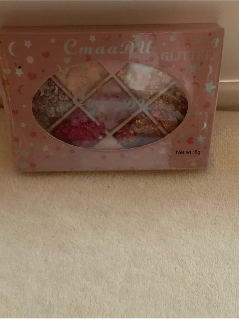 Pink Glitter Eyeshadow Set